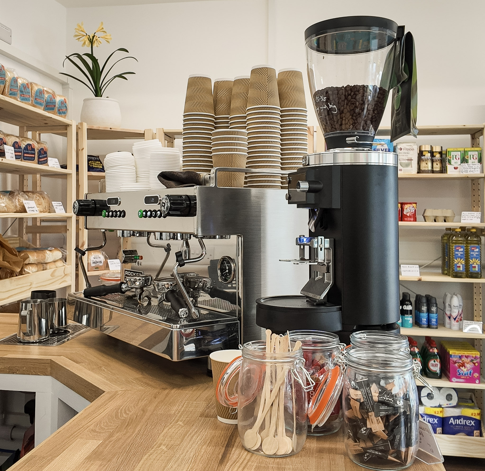 Coffee at Badminton Stores